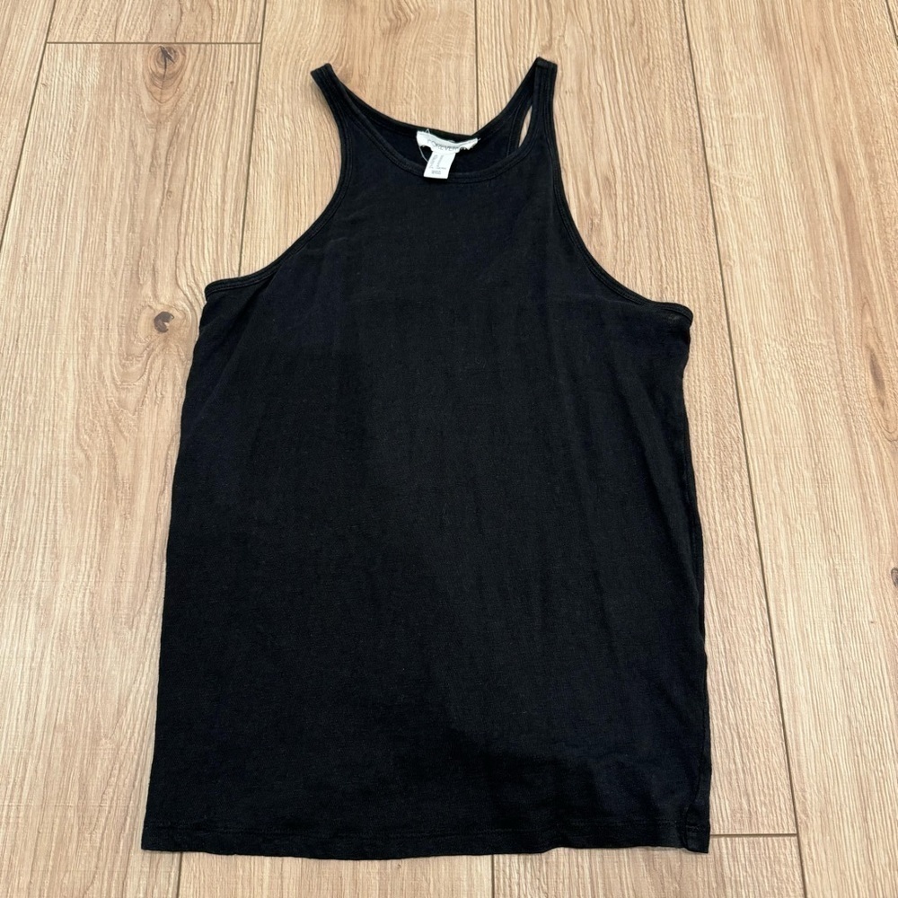 Black Racerback Tank Top - Picture 1 of 5